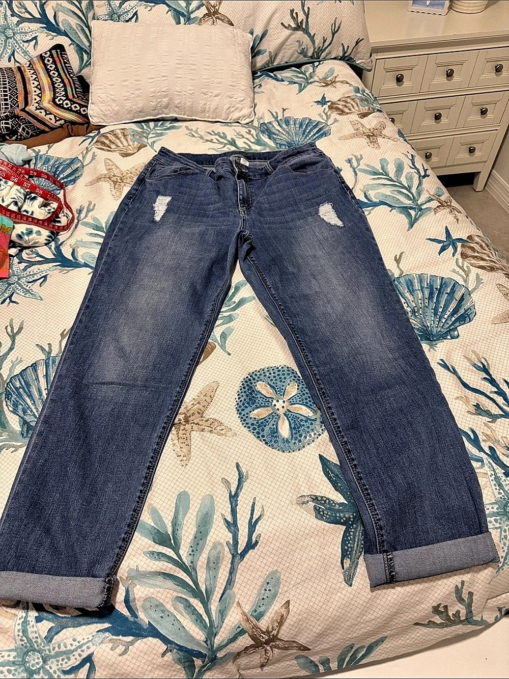 Chico’s Platinum Straight Leg Jeans